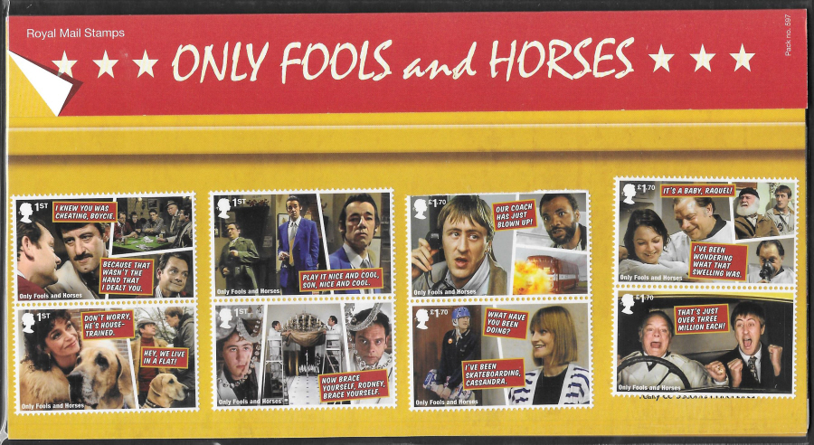 (image for) 2021 Only Fools And Horses Royal Mail Presentation Pack 597